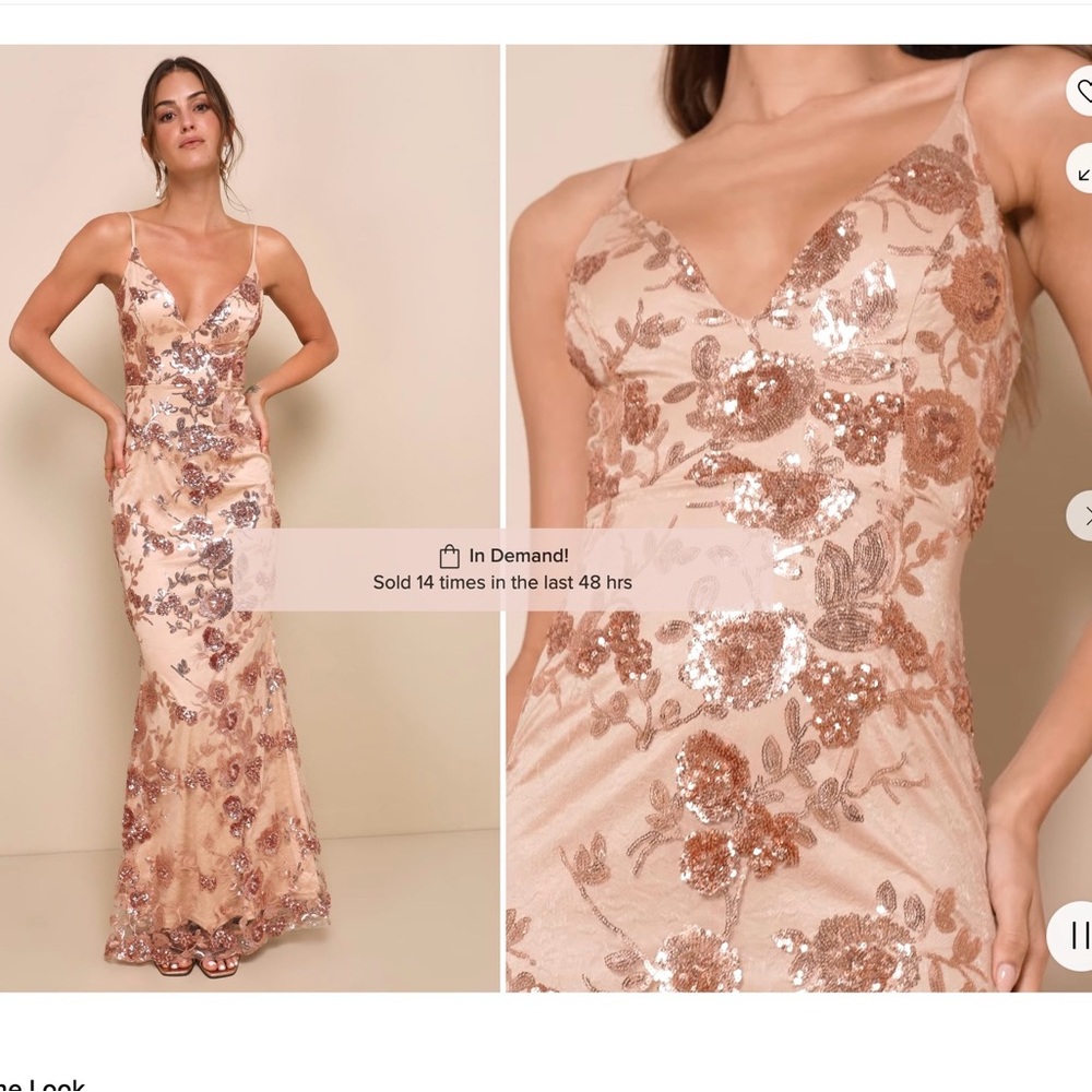 Beautiful fitting sequin dress.